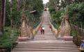 Chieng maï - Wat Doï Suthèp - escaliers d'accès