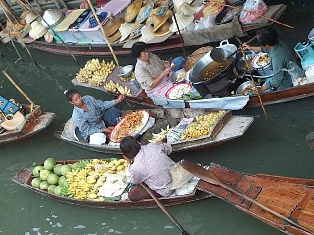 Damnoen Saduak - Le marché flottant