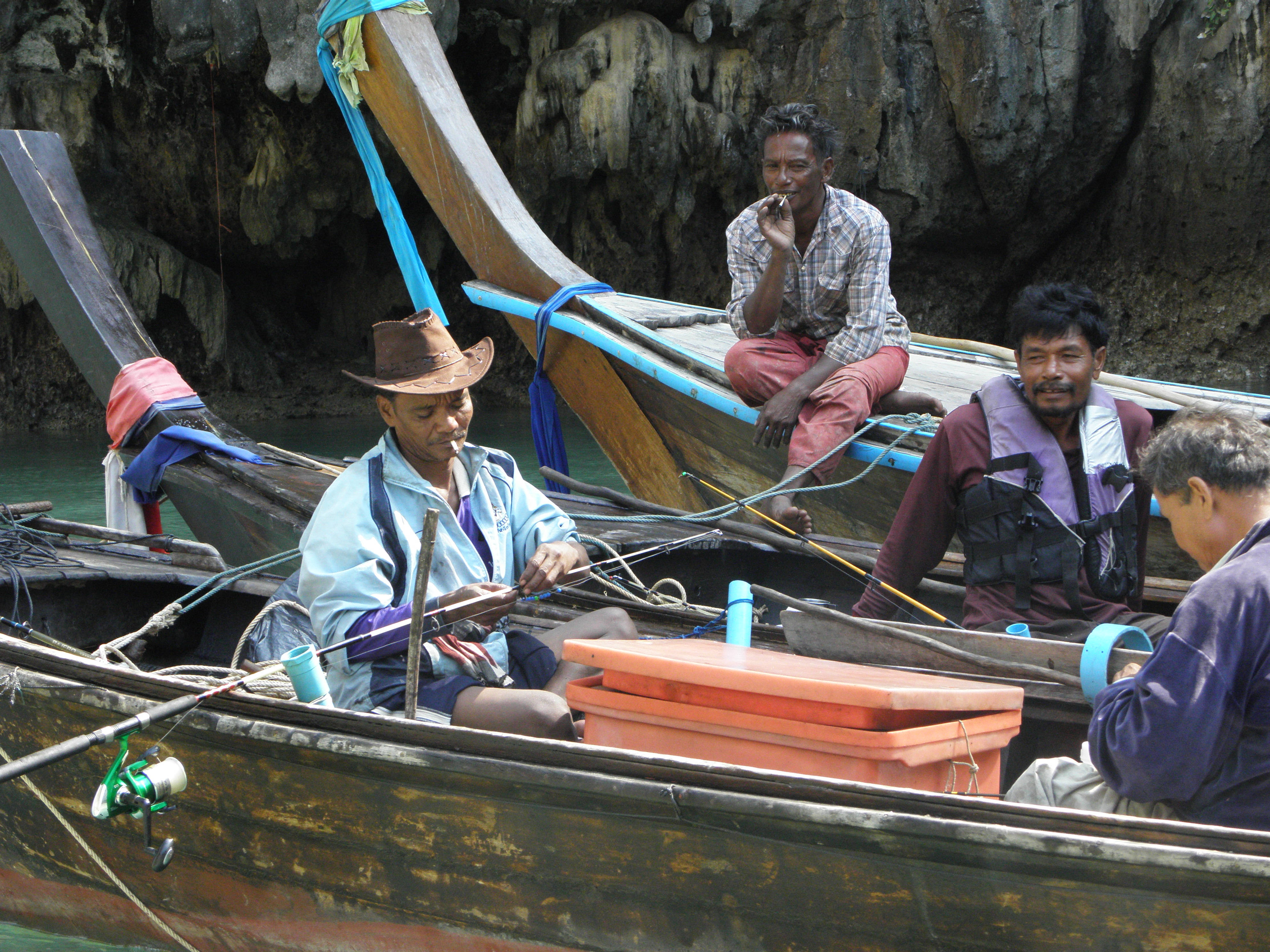 Koh Hong : le lagon et ses pêcheurs