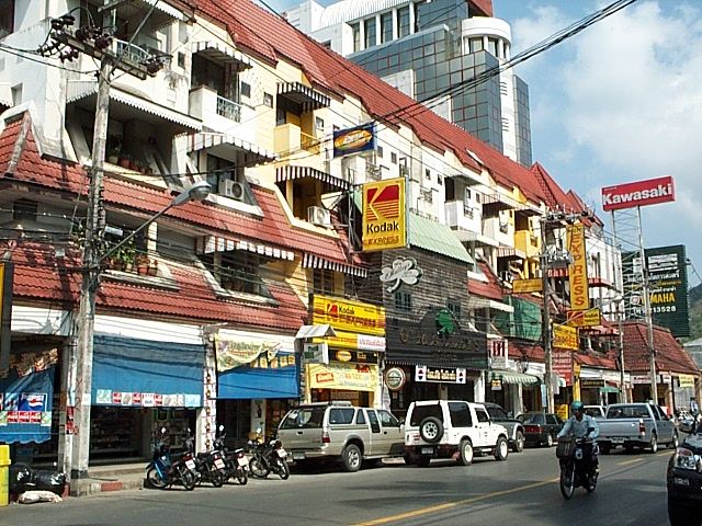 Phuket-ville : une rue